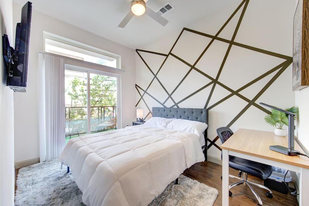 Ferienwohnung Trendy Downtown 1Bd/Freeparking/Wi-Fi/Pool Houston Exterior foto