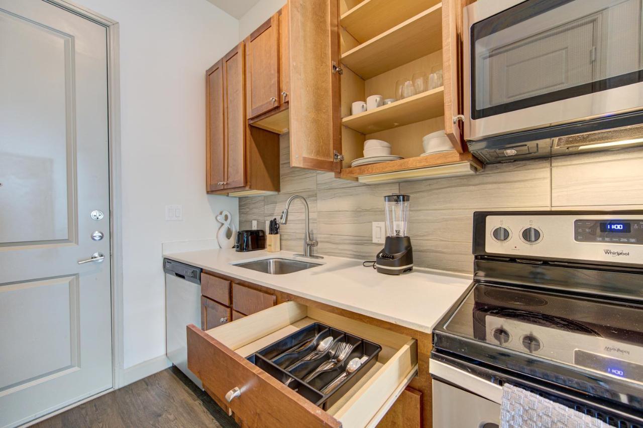 Ferienwohnung Trendy Downtown 1Bd/Freeparking/Wi-Fi/Pool Houston Exterior foto